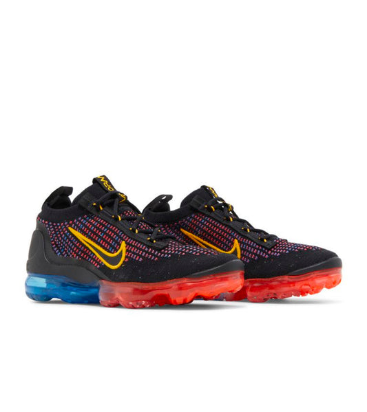 Air Vapormax 2021 Fk (GS) Black Photo Blue Crimson Gold