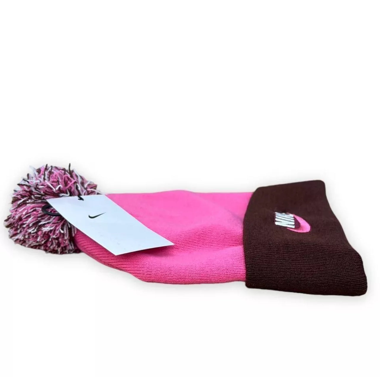 Nike Hat Girls One Size Fits Most Pink Beanie Cap