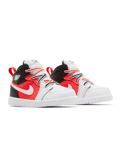 Air Jordan 1 mid SE (TD) White Infrared 2023