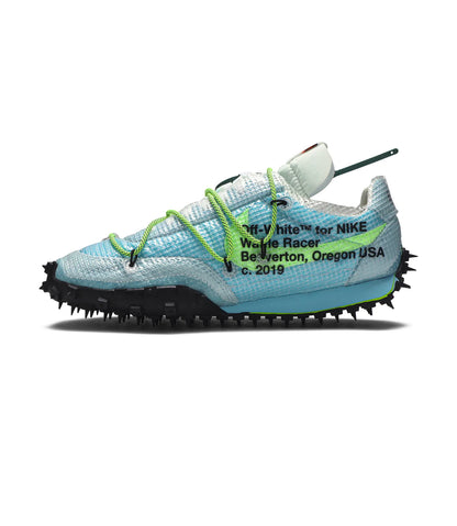 Off-White x Wmns Waffle Racer Vivid Sky” 2019