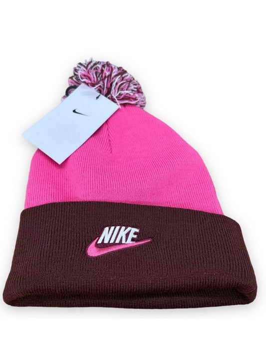 Nike Hat Girls One Size Fits Most Pink Beanie Cap