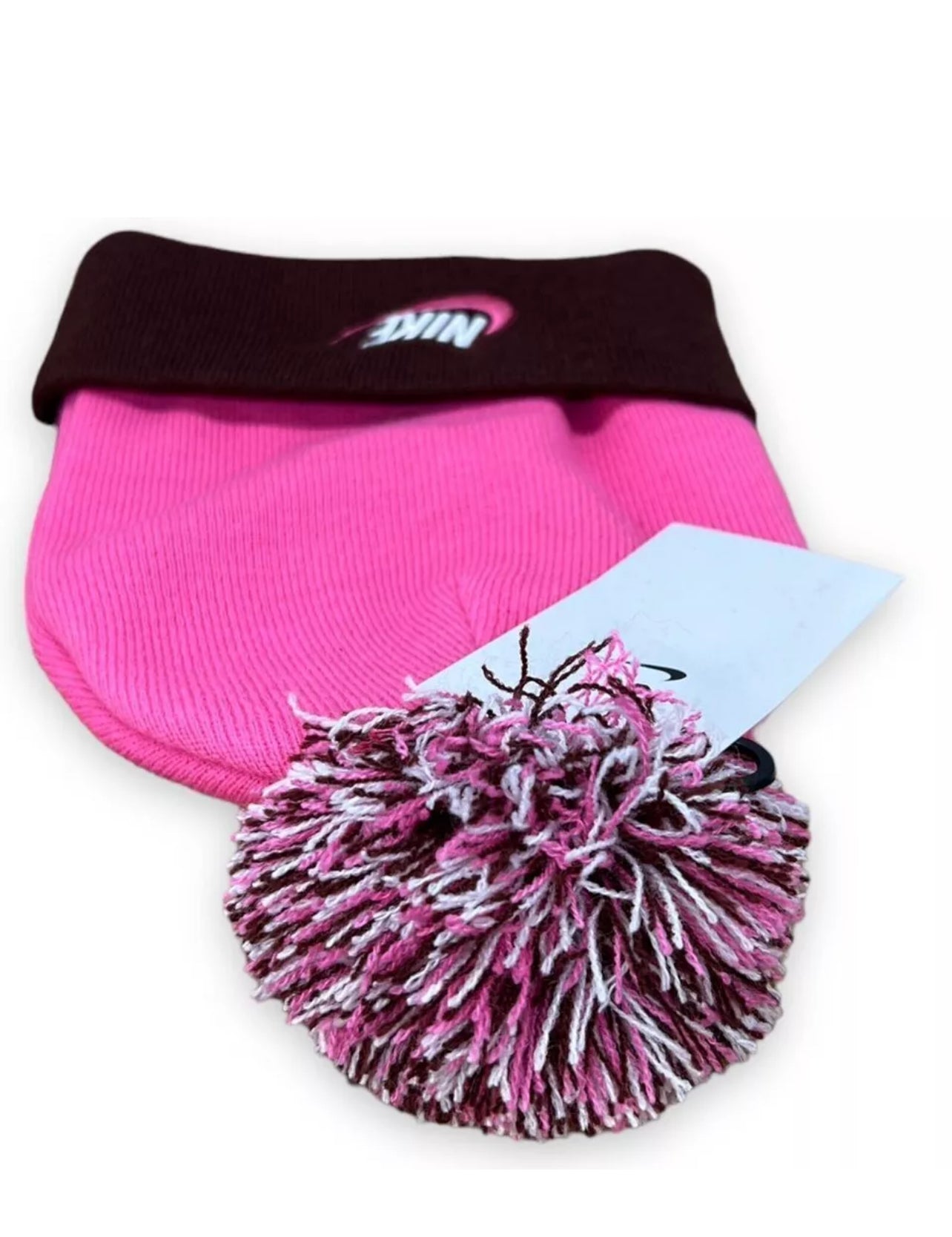 Nike Hat Girls One Size Fits Most Pink Beanie Cap