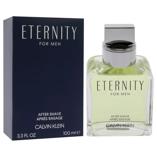 ETERNITY by Calvin Klein for Men AFTERSHAVE 3.4 oz / 100 ml